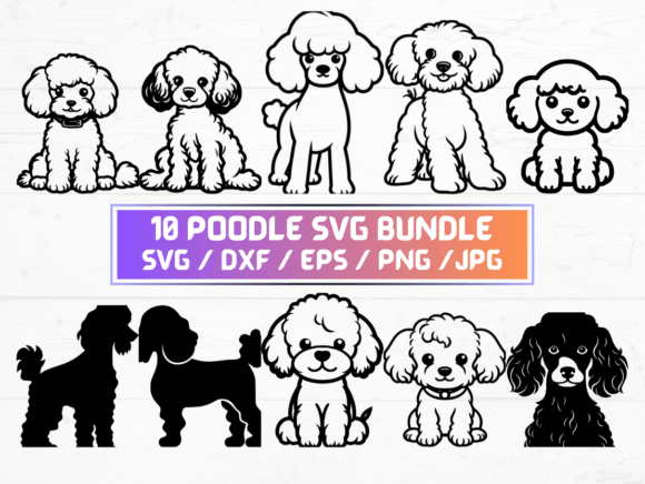 10 Poodle Svg File: A Versatile Resource for Designers and Creators