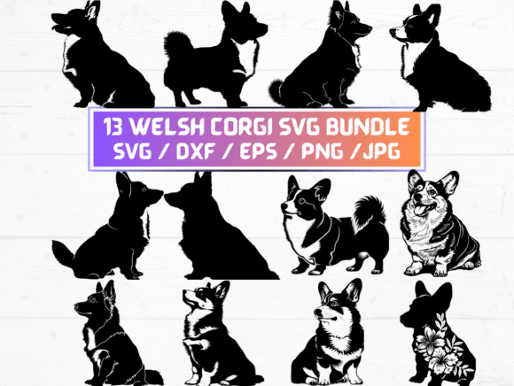13 Welsh Corgi Dog Svg for Creative Projects