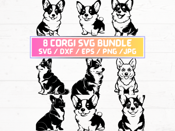8 Corgi Svg Bundle: A Versatile Resource for Designers and Creators