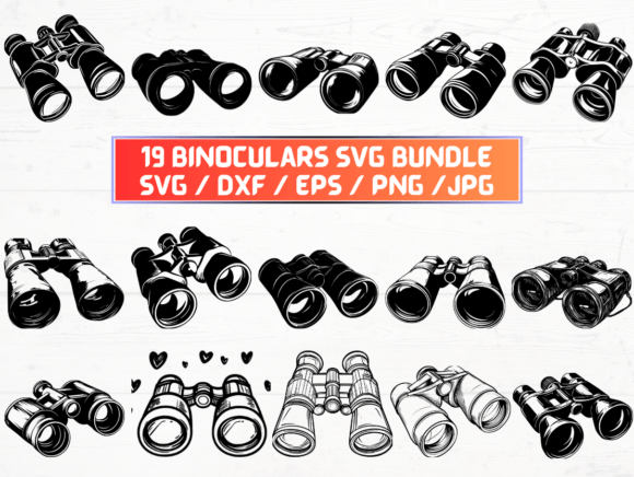 Binoculars SVG: A Versatile Digital Asset