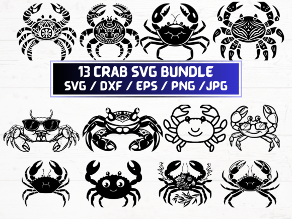 Crab SVG, DXF, EPS, JPG, PNG: A Comprehensive Guide to Digital File Formats