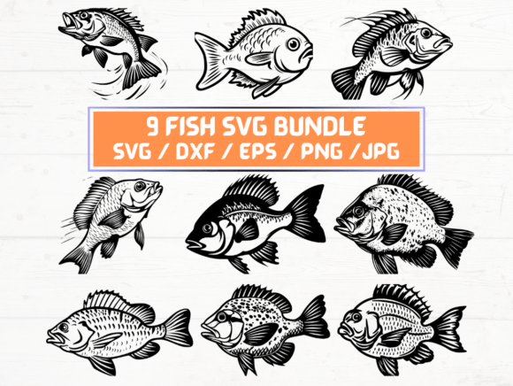 Fish Laser Engraving Cut Files