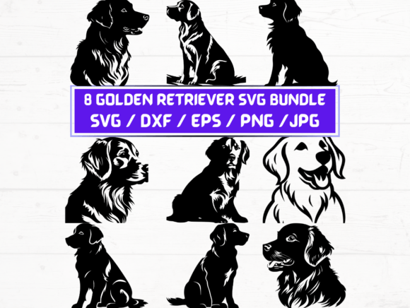Golden Retriever Dog Svg: A Versatile Digital Asset for Designers and Creators