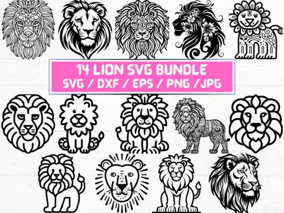 Lion SVG File: A Creative Powerhouse