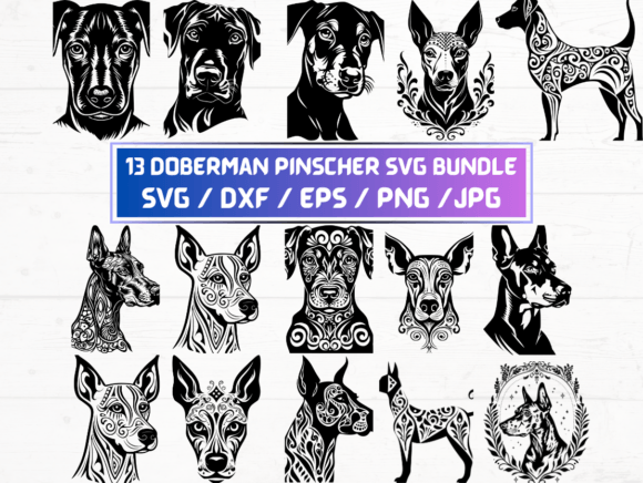 Strategic Use of Doberman Pinscher Dog Svg Bundle for Creative and Operational Success