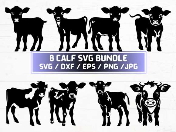 Understanding Calf SVG, DXF, EPS, JPG, and PNG Files for Creative Projects