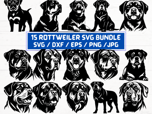 Unlocking Creativity with the Rottweiler Svg Bundle: A Digital Designer’s Essential Tool